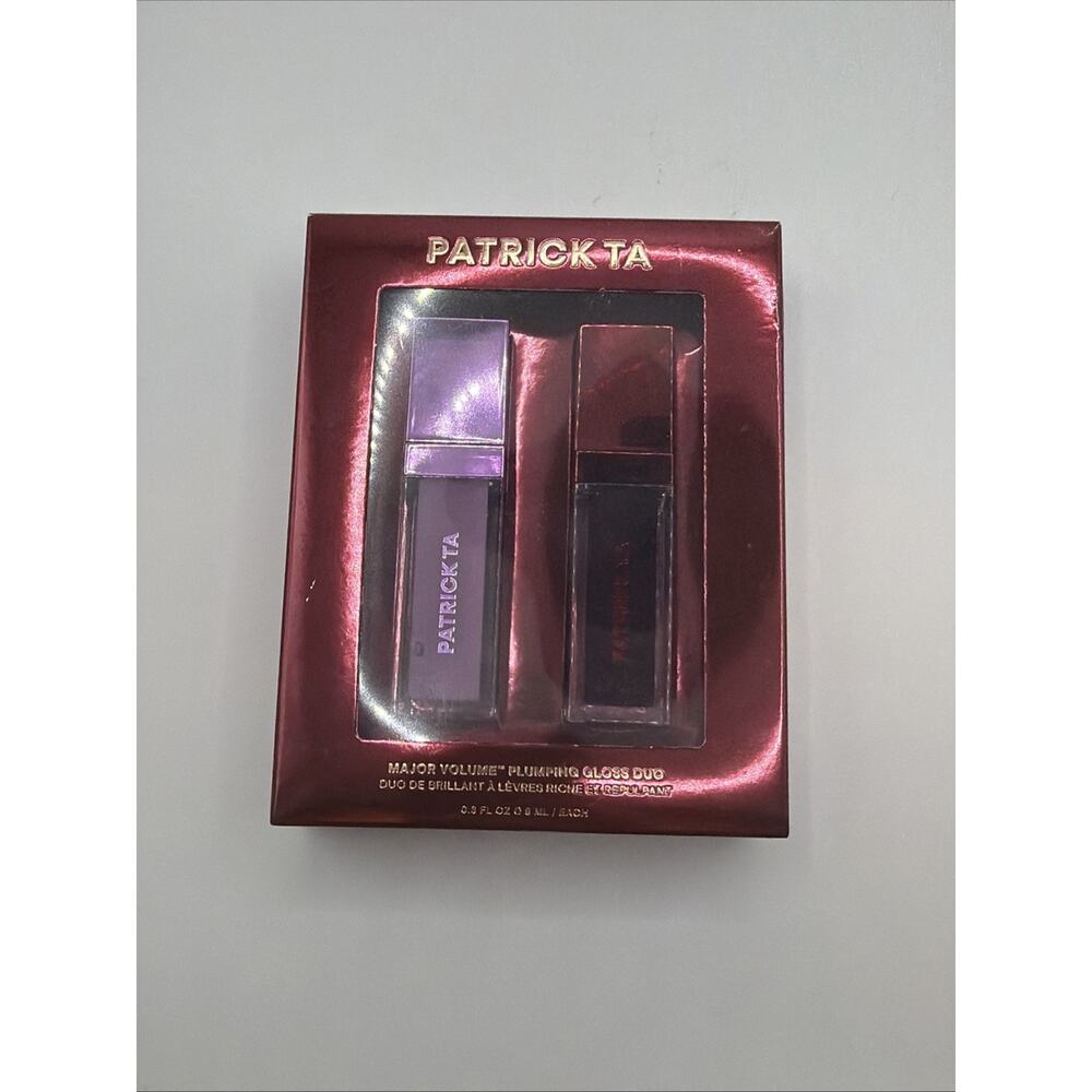 PATRICK TA Major Volume Plumping Gloss Duo HEADLINER & MAIN STAGE Full Size NIB